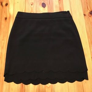 Ann Taylor LOFT Scallop Skirt